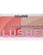 Revolution Relove Blushed Duo Blush & Highlighter blush pentru iluminare 1 buc