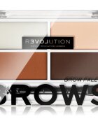 Revolution Relove Colour Cult paleta pentru machiaj sprancene culoare Medium 32 g