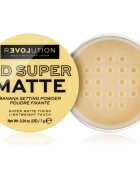 Revolution Relove HD Super Matte Pudră transparentă de fixare cu efect matifiant culoare Banana 7 g