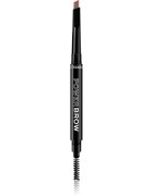 Revolution Relove Power Brow creion pentru sprancene cu pensula culoare Brown 03 g