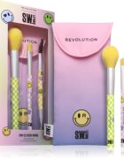 Revolution S.W.Smiley On Cloud Nine set de pensule cu geantă 3 buc