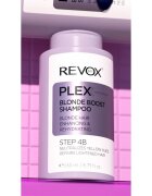 Revox B77 PLEX Blonde Boost Shampoo. Step 4B șampon pentru neutralizarea tonurilor de galben pentru par blond 260 ml
