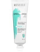 Revuele Green Mask Cryo Effect spumă de curățare cu efect matifiant impotriva imperfectiunilor pielii 80 ml