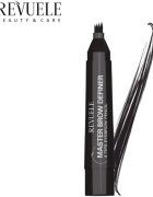 Revuele Master Brow Definer 4 Tips Eyebrow Pencil creion sprâncene precise culoare Dark 2.2 ml