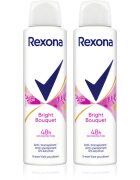 Rexona Bright Bouquet antiperspirant spray