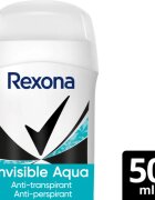 Rexona Invisible Aqua antiperspirant puternic impotriva petelor albe si galbene 50 ml