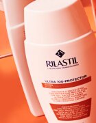 Rilastil Ultra 100-Protector crema fluida hidratanta pentru piele sensibilă SPF 50+ 50 ml