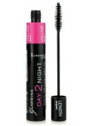 Rimmel Glam´ Eyes Day 2 Night mascara pentru volum și alungire 2 in 1 culoare 001 Black 9.5 ml