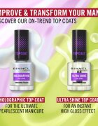 Rimmel Holographic lac de unghii/parte sus cu particule stralucitoare 12 ml