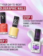 Rimmel Holographic lac de unghii/parte sus cu particule stralucitoare 12 ml