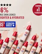 Rimmel Lasting Finish 35H Hydration Boost make up hidratant SPF 20 culoare 400 Natural Beige 30 ml