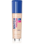 Rimmel Match Perfection fond de ten lichid SPF 20 culoare 010 Ligh Porcelain 30 ml
