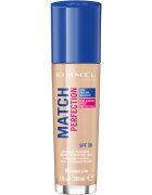 Rimmel Match Perfection fond de ten lichid SPF 20 culoare 90 Porcelain 30 ml