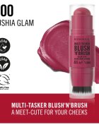 Rimmel Multi-Tasker Blush'N'brush blush stick cu pensulă culoare 200 Fushia Glam 8 g