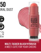 Rimmel Multi-Tasker Blush'N'brush blush stick cu pensulă culoare 250 Coral Dust 8 g