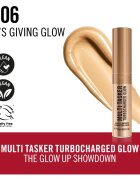 Rimmel Multi-Tasker Turbocharged Glow iluminator lichid culoare 006 It's Giving Glow 10 ml