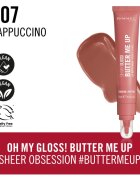 Rimmel Oh My Gloss! Butter Me Up Balsam de buze hidratant culoare 007 Cappuccino 15 ml