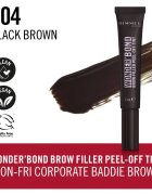 Rimmel Wonder'Bond gel pentru sprancene culoare 004 Black Brown 7.7 ml
