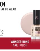 Rimmel Wonder'Bond lac de unghii culoare 004 What to Wear 12 ml