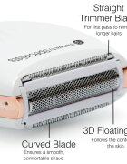 RIO Go Smooth epilator pentru femei White Rose 1 buc