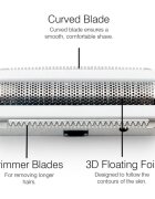 RIO Go Smooth Wet & Dry Lady Shaver epilator pentru femei 1 buc