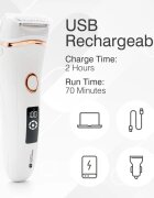 RIO Go Smooth Wet & Dry Lady Shaver epilator pentru femei 1 buc