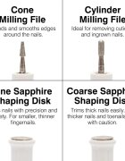 RIO Precision Pro Electric Nail File pilă de unghii electrica 1 buc