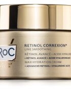 RoC Retinol Correxion Line Smoothing cremă hidratantă cu acid hialuronic 50 ml