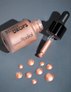 Rodial Blush Drops blush lichid și luciu de buze ofera hidratare si stralucire culoare Sunset Kiss 15 ml