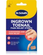 Scholl Dr. 's Ingrown Toenail Pain Relief Strips plasturi de protecție pentru cresterea unghiilor 10 buc