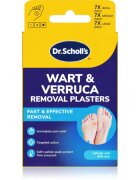Scholl Dr. 's Wart & Verruca Plaster set de plasturi pentru atenuarea presiunii exercitate asupra mameloanelor și a calusurilor 3x7 buc