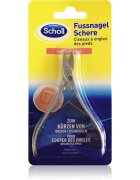 Scholl Toenail Scissors foarfece de unghii drepte 1 buc