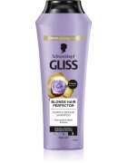 Schwarzkopf Gliss Blonde Hair Perfector șampon de păr neutralizeaza tonurile de galben 250 ml