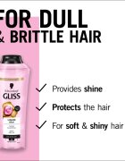 Schwarzkopf Gliss Liquid Silk sampon pentru regenerare pentru intarire si stralucire 400 ml