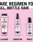 Schwarzkopf Gliss Liquid Silk ser fara clatire pentru intarire si stralucire Shine Booster 100 ml
