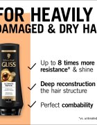 Schwarzkopf Gliss Ultimate Repair balsam pentru indreptare pentru păr uscat și deteriorat 200 ml