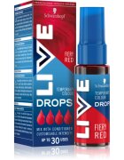 Schwarzkopf LIVE Drops sampon nuantator culoare Fiery Red 30 ml