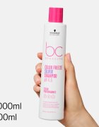 Schwarzkopf Professional BC Bonacure Color Freeze Silver Sampon argintiu pentru parul blond cu suvite 1000 ml