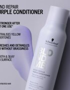Schwarzkopf Professional Blondme Bond Repair Purple Conditioner balsam de par violet pentru par blond 250 ml