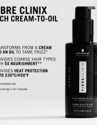 Schwarzkopf Professional Fibre Clinix Rich Cream-to-Oil ulei hrănitor pentru par indisciplinat 100 ml
