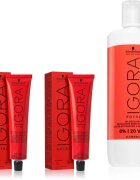 Schwarzkopf Professional IGORA Royal set în timpul vopsirii părului culoare 5-0; 6-0