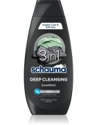 Schwarzkopf Schauma MEN șampon cu ingrediente active de cărbune pe fata corp si par 400 ml