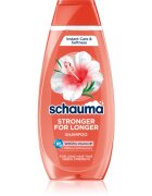 Schwarzkopf Schauma Stronger For Longer Hair sampon fortifiant pentru păr lung Hibiscus & Rosemary 400 ml