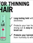 Schwarzkopf Taft Volume spray de păr cu fixare puternică 250 ml
