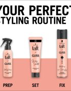 Schwarzkopf Taft x Gliss Spray de păr multifuncțional pentru modelarea termica a parului Lovely Long 150 ml