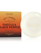 Scottish Fine Soaps Thistle & Black Pepper șampon solid pentru barbati 100 g