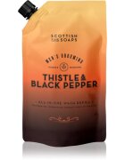 Scottish Fine Soaps Thistle & Black Pepper săpun lichid rezervă 1200 ml