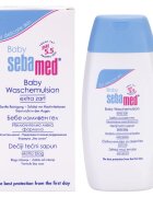 Sebamed Baby Wash Lotiune pentru spalare cu efect catifelant pentru corp si par 200 ml