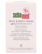 Sebamed Face & Body Wash Sensitive Skin lotiune delicata pentru spalarea fetei si a corpului pentru piele sensibila 200 ml