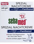 Sebamed Special Night Cream with Q10 and Panthenol crema regeneratoare de noapte cu coenzima Q10 75 ml